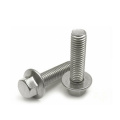 M12*20mm stainless steel hex flange head bolt with serrated A2 A4 304 316 410 carbon steel 35K grade 2